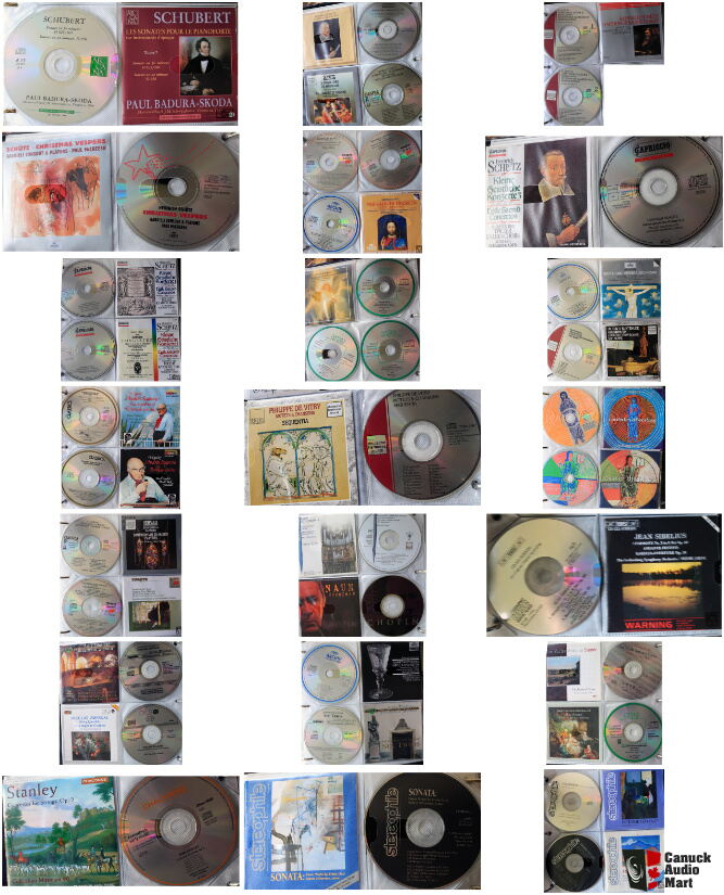 855 classical music CDs with liner notes; in sleeves & binders Photo ...