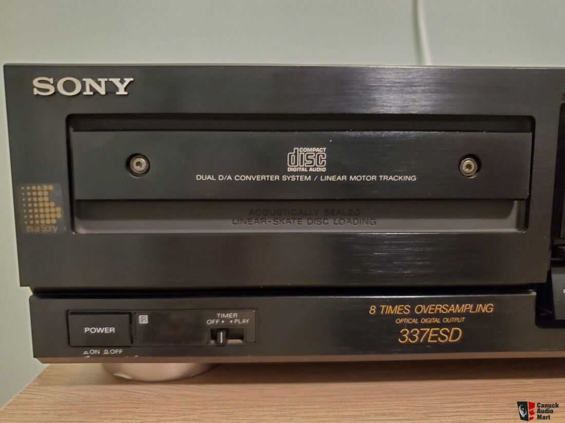 Sony CDP-337ESD (CD player) Photo #4281437 - Aussie Audio Mart