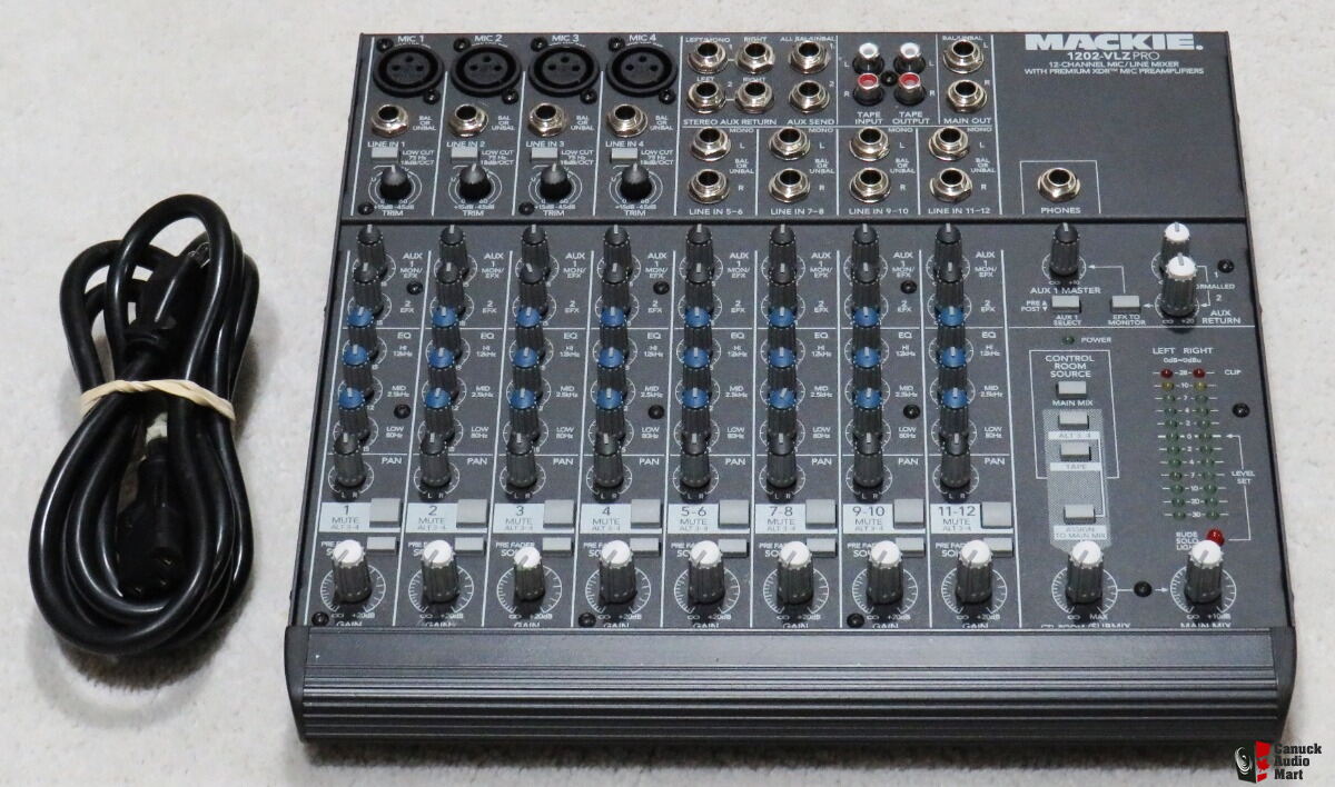 Mackie 1202-VLZ Pro 12 Channel Mic/Line Mixer For Sale - Canuck