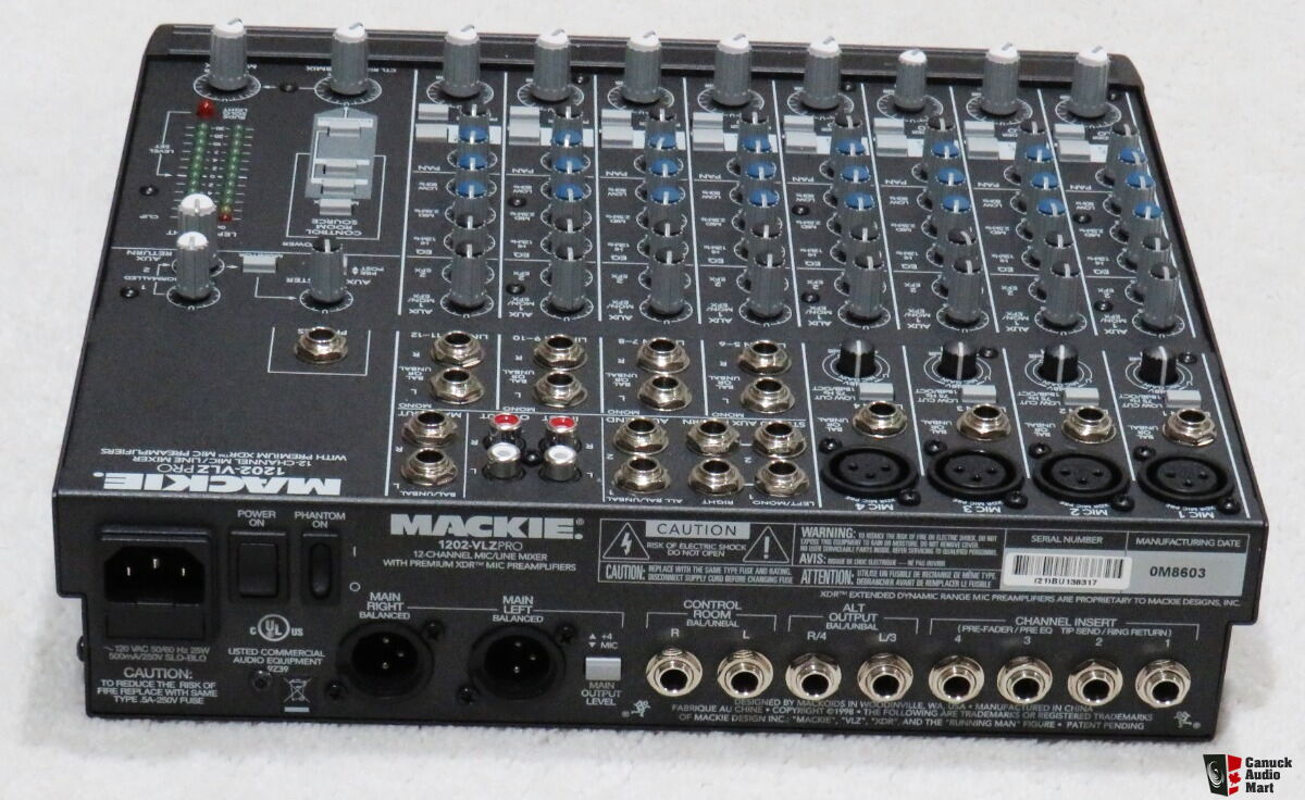 Mackie 1202-VLZ Pro 12 Channel Mic/Line Mixer Photo #4294809