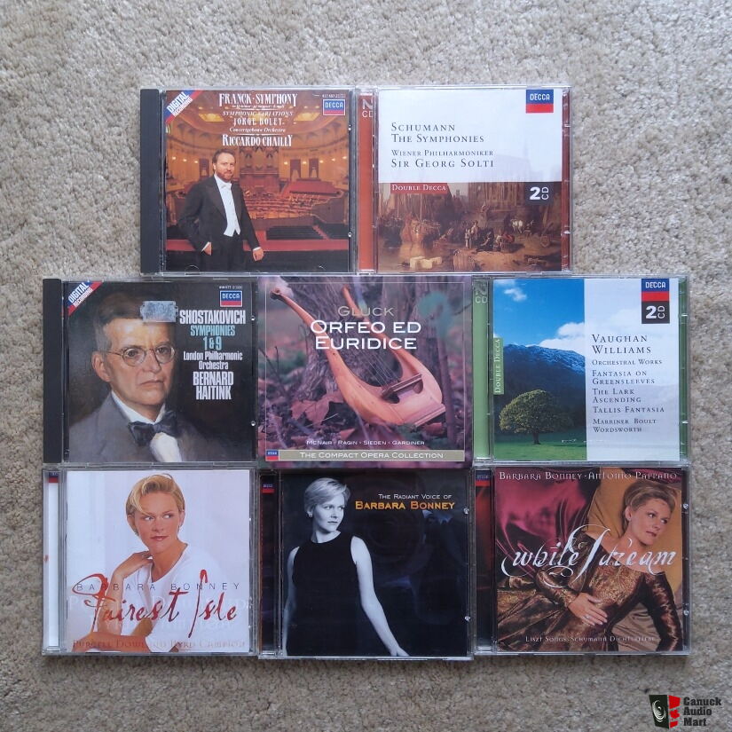 Lot Of Classical Cds Decca Set 2 5 Single Cds And 3 Double Cds