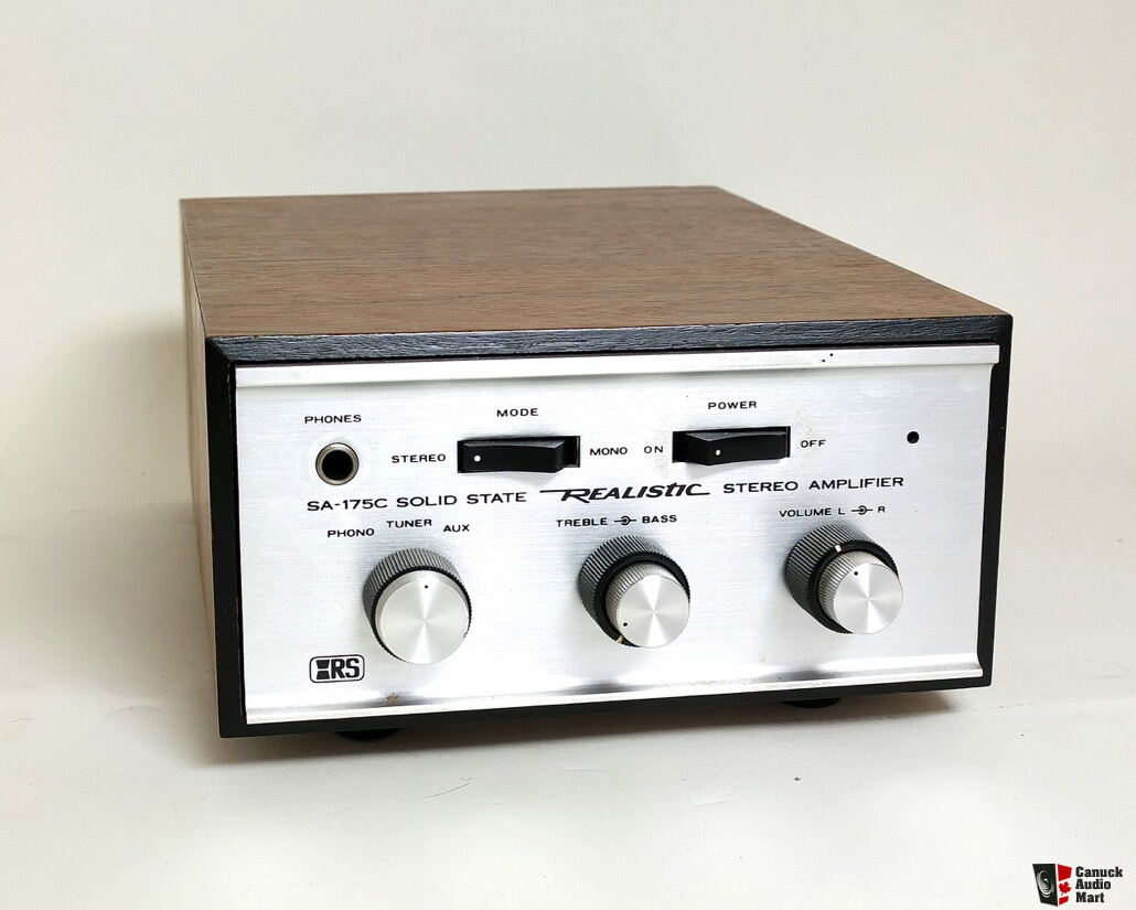 Realistic SA175C Solid State Stereo Amplifier Stereo Mono 50 Photo