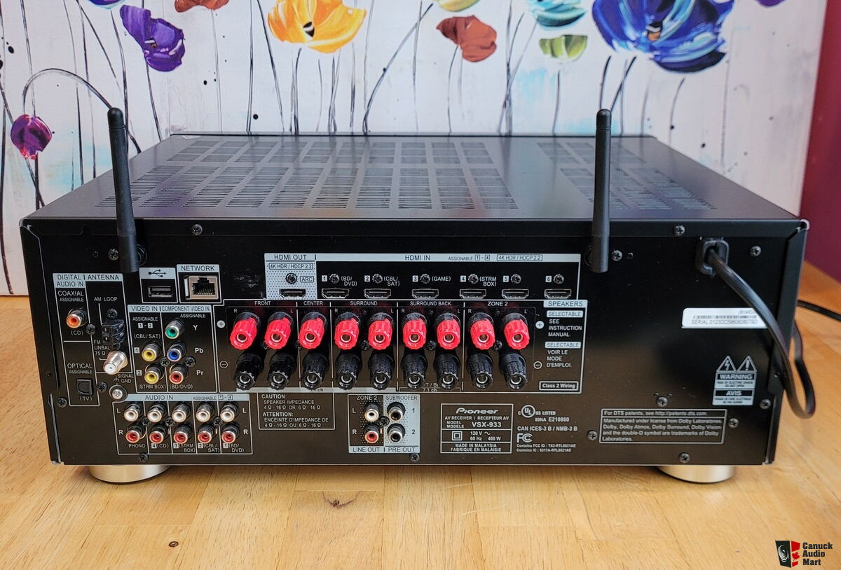 Pioneer Vsx 933 72 Atmos Stereo Receiver Photo 4310400 Aussie Audio