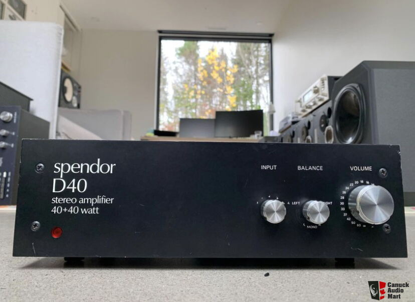 spendor d40 amplifier