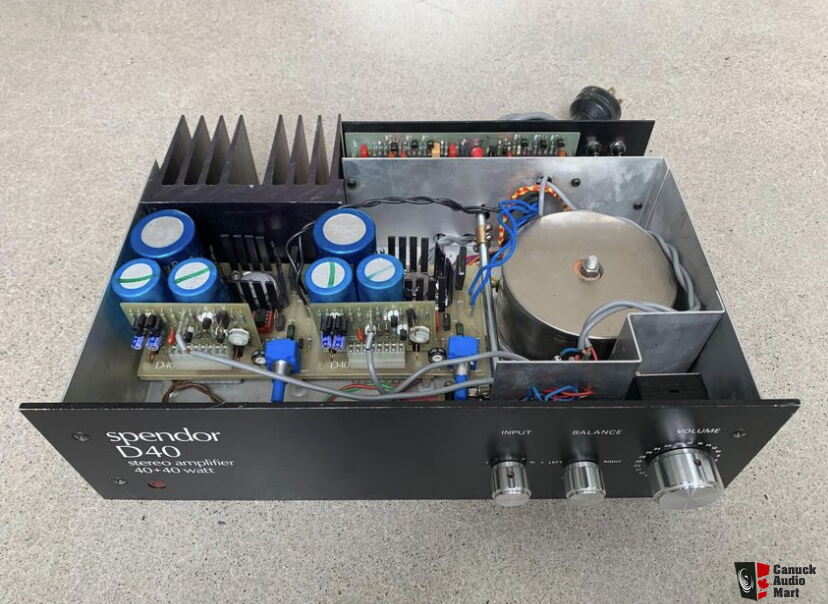 spendor d40 amplifier