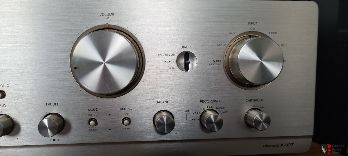 Onkyo Integra A-927 pre-main amplifier Photo #4341290 - US Audio Mart