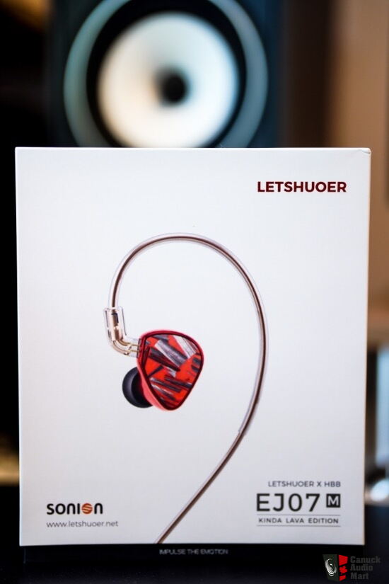 LETSHUOER EJ07M HBB Kinda Lava (resin) edition IEMs For Sale