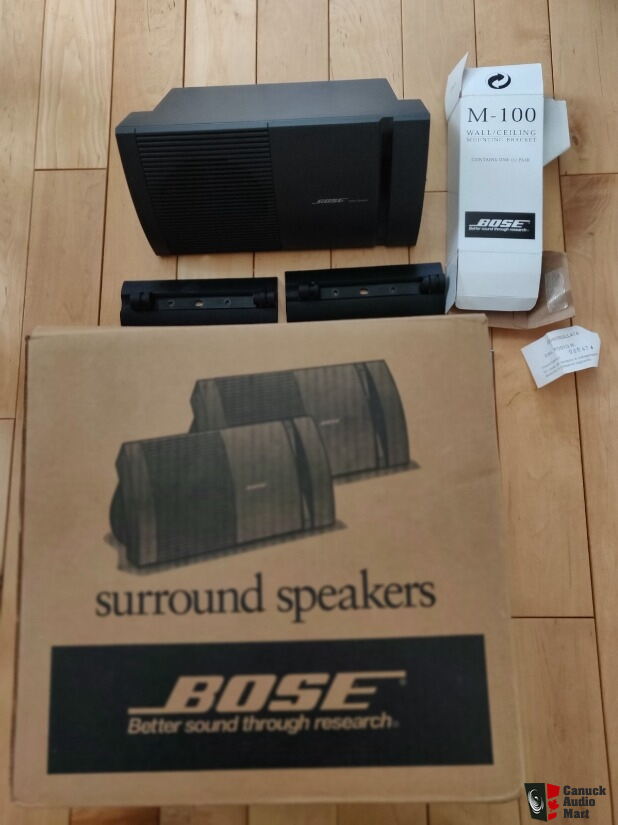 Bose V100 center channel speaker and the V300 home theatre surround