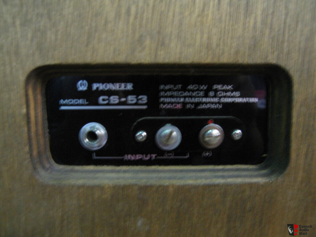 PIONEER CS-53 made in japan Photo #436046 - Canuck Audio Mart
