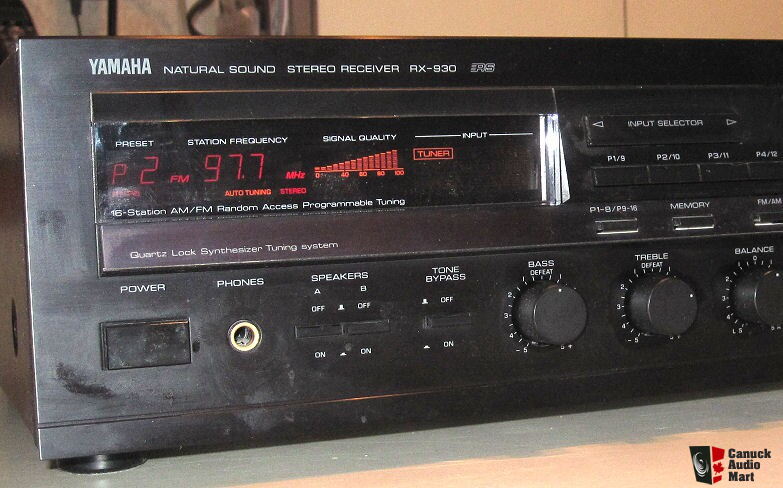 Awesome YAMAHA Natural Sound Stereo Receiver RX  930 RS 