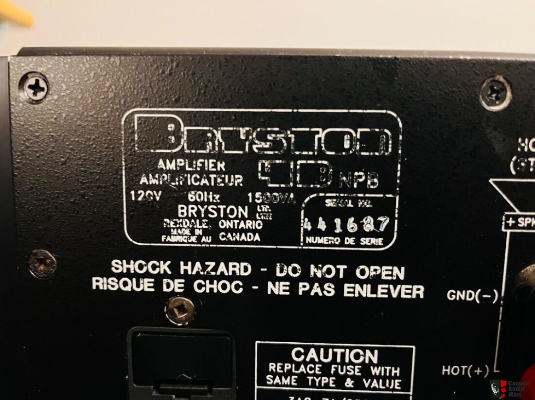 Bryston 4b NPB NRB Photo 4367940 US Audio Mart