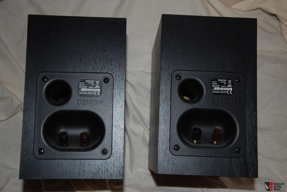 Denon SC-M41 Compact Speakers Black For Sale - Canuck Audio Mart