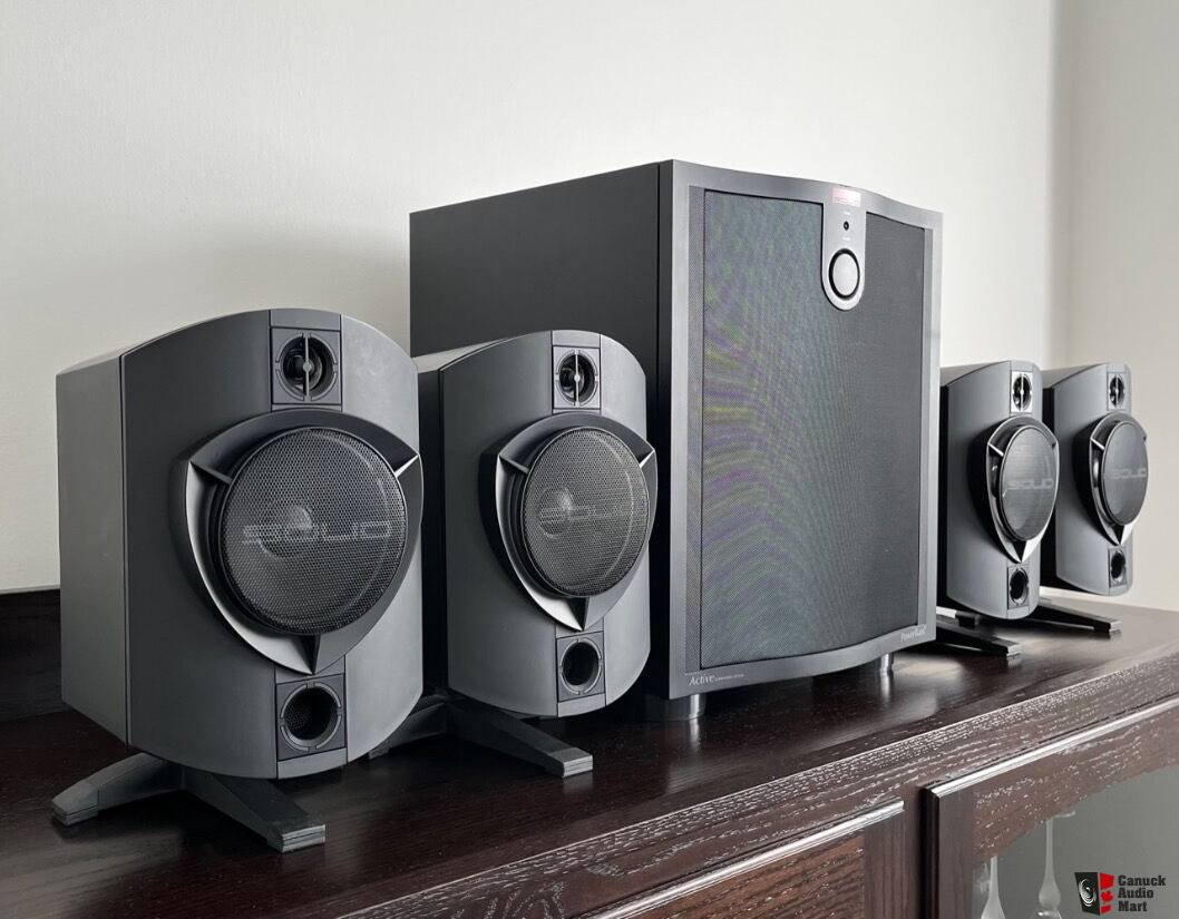 B&W Rock Solid Monitor Speakers & B&W Solid Active PowerBass Subwoofer ...