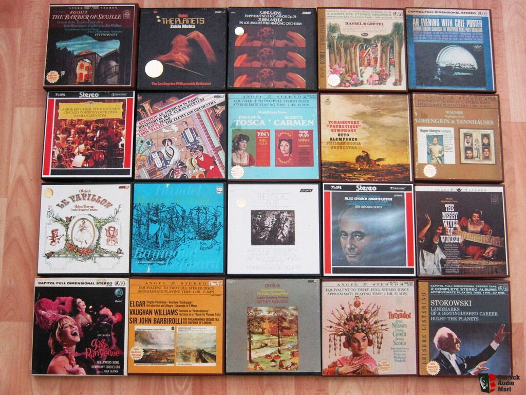100 Pre-recorded Reel to Reel Tapes (classical) Photo #441802 - Canuck  Audio Mart