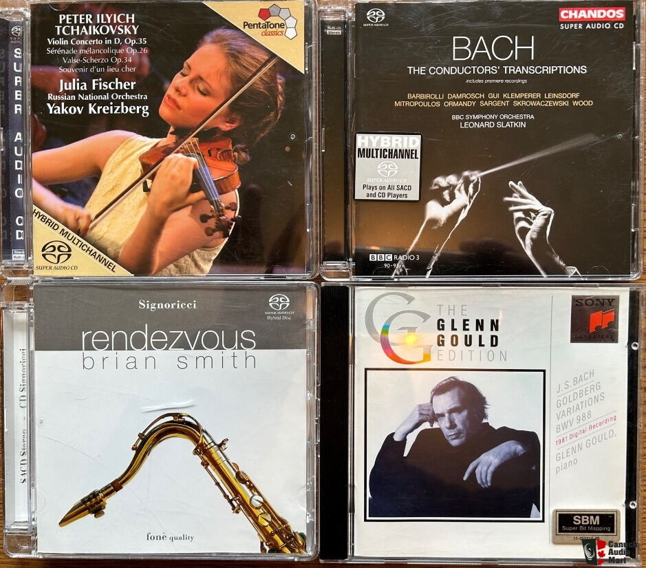 SACD Julia Fischer, Glenn Gould, Brian Smith, BBC Symphony Bach For ...