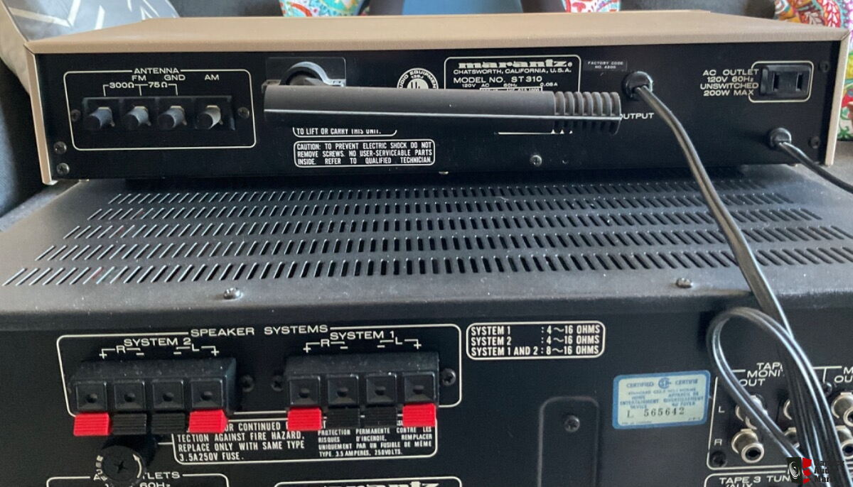 Marantz PM500 DC Amplifier and ST310 Tuner Photo 4435871 US