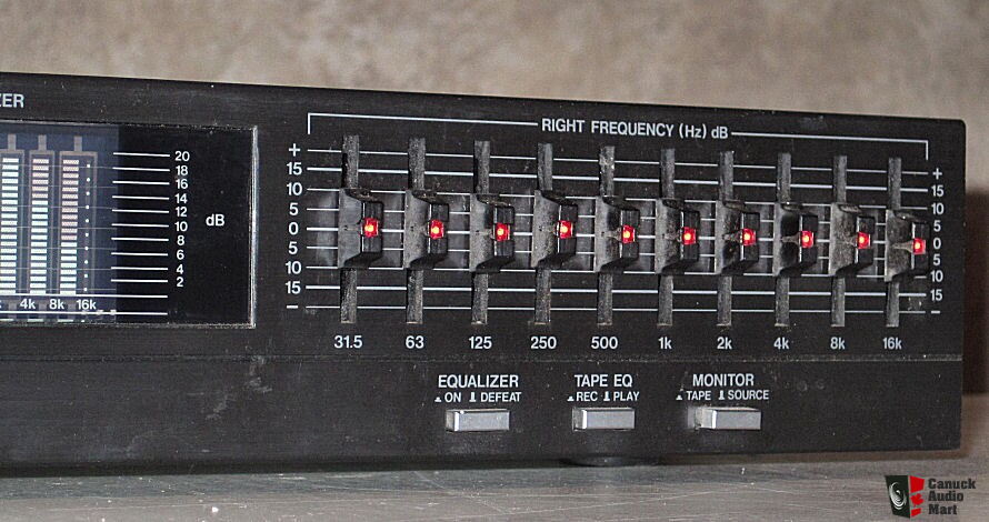 ADC SS-100SL Sound Shaper Audio Equalizer Tested Works Great
