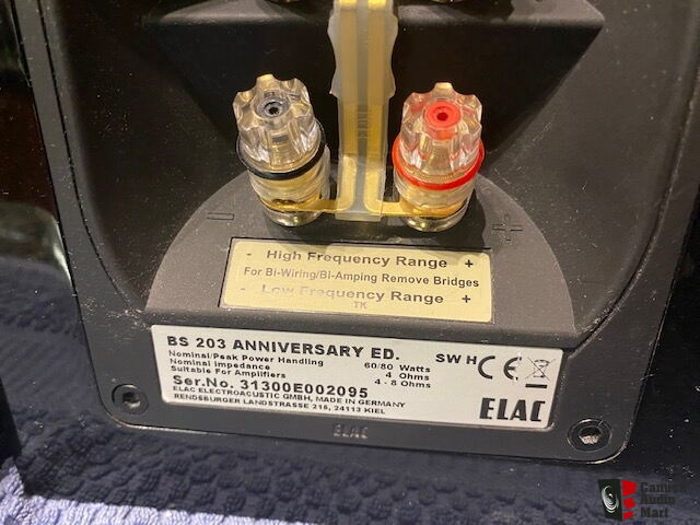 ELAC BS 203 Anniversary ED. Bookshelf Speakers For Sale - Canuck
