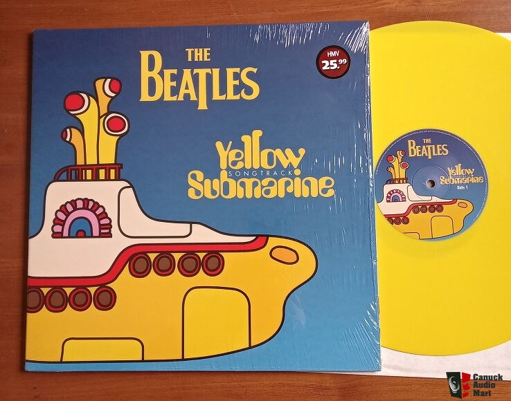 The Beatles Yellow Submarine Songtrack Apple Records 1999 Yellow Vinyl For Sale Canuck 4036