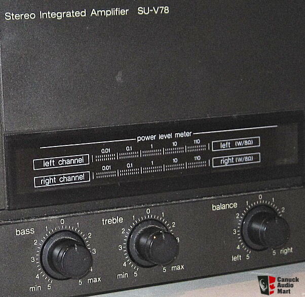 Technics Su V78 Stereo Integrated Amplifier New Class A Circuit Photo 444951 Canuck Audio Mart
