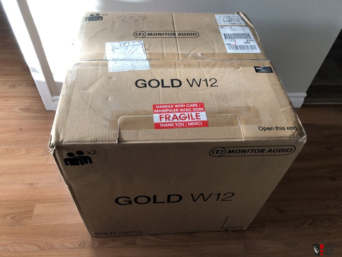 Monitor Audio Gold W12 (5G) Piano black Color Like New Photo #4450390 ...