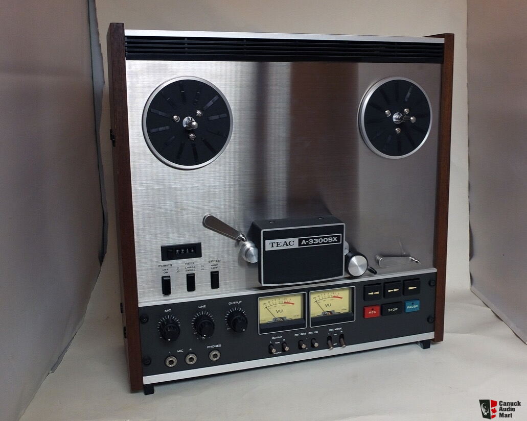 TEAC A-3300SX 4 Track 2 Channel Reel To Reel Tape Deck Serviced $1100 Photo  #4527280 - US Audio Mart