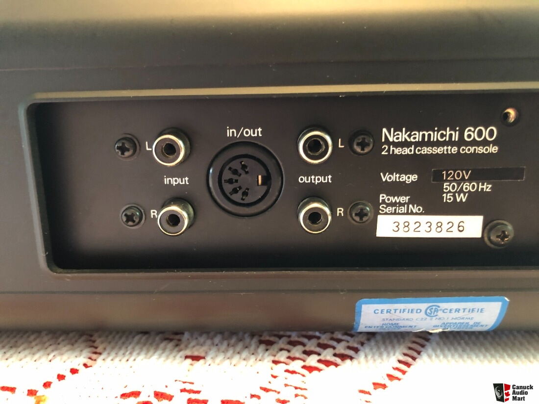 Nakamichi 600 Cassette Deck Photo #4538788 - US Audio Mart