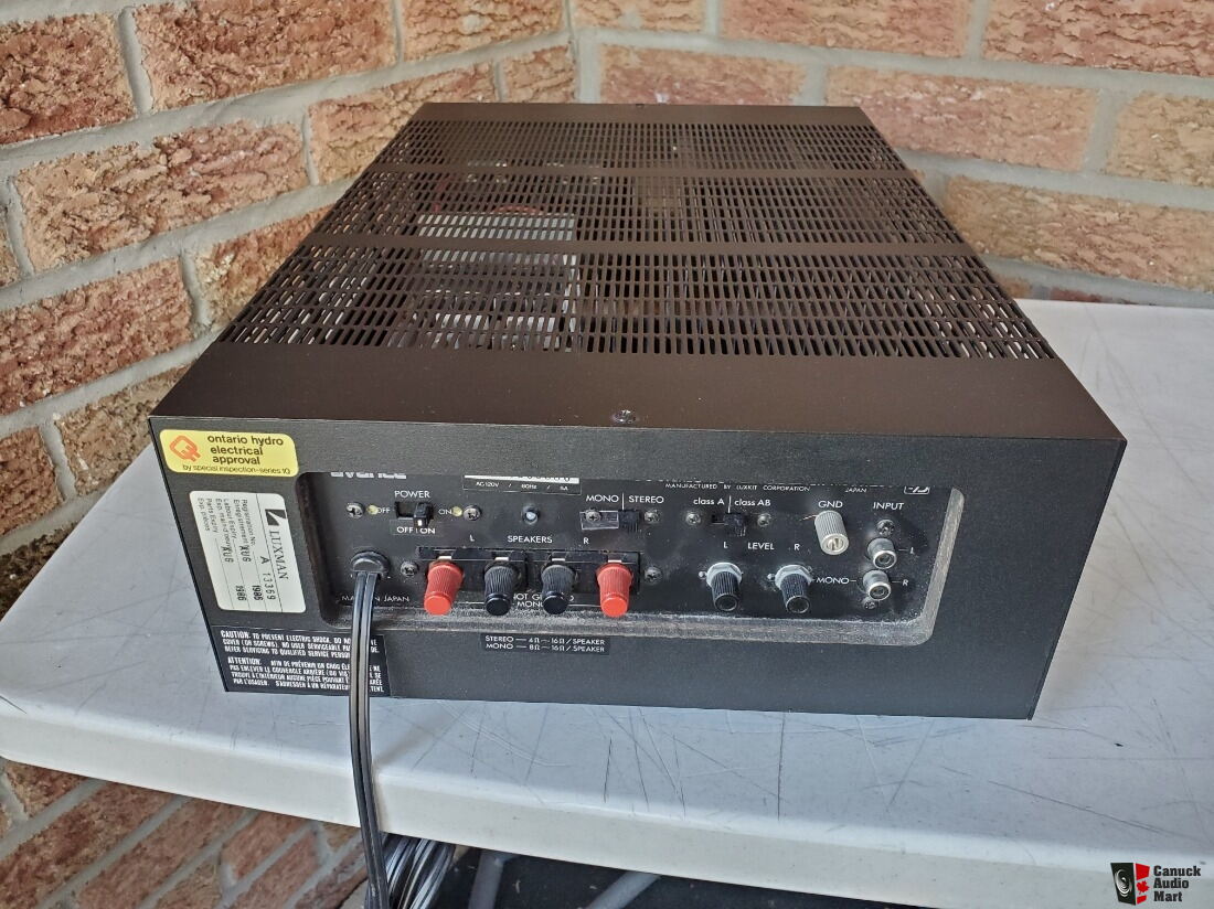 Advance by Luxman Z501 Duo Beta power amplifier with pure class A