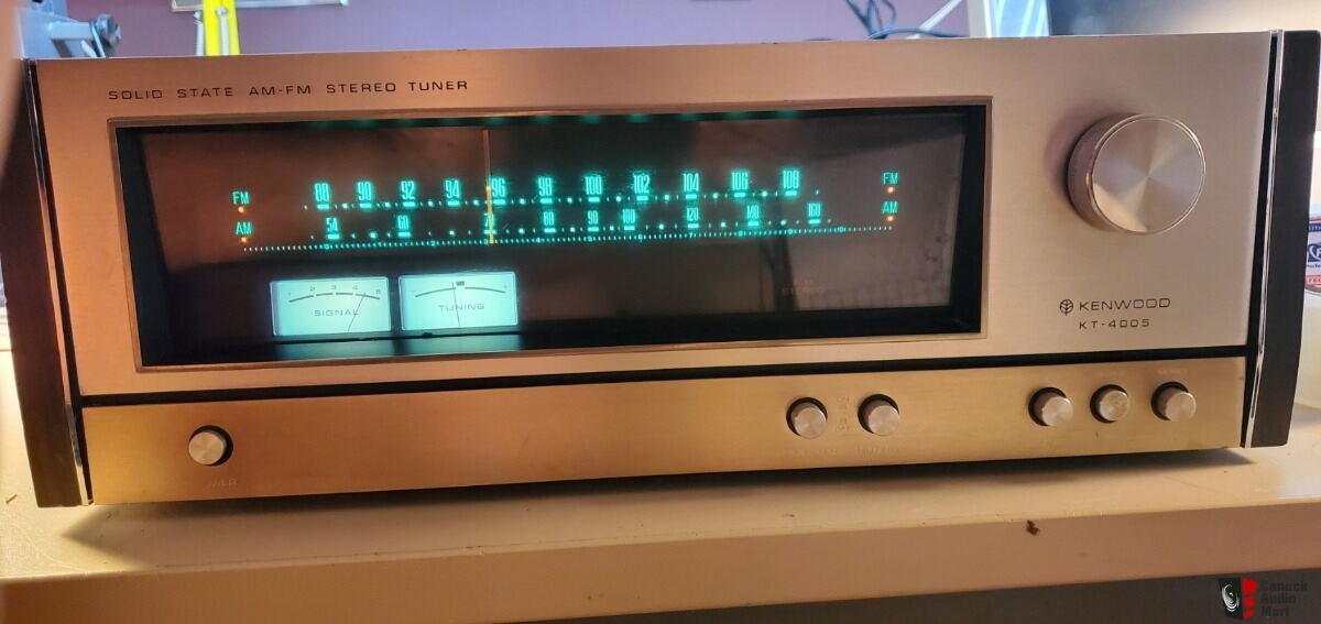 Vintage Rare Kenwood KT-4005 AM/FM Stereo Tuner (1973-76) In good