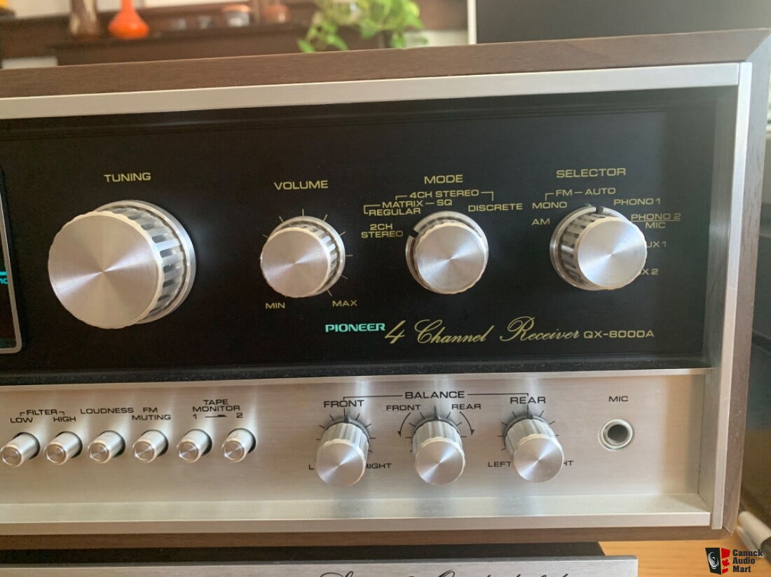 Interruptor De Alimentación Pioneer QX-8000A, Perilla Y Tapa De
