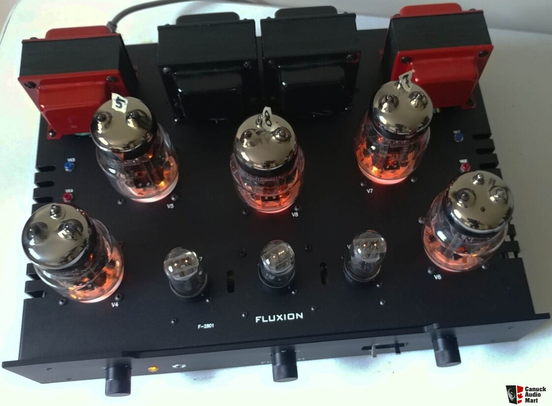 6C33C-B Triode Push Pull Integrated Amp 30 + 30 Watt F-2801, FLUXION ...