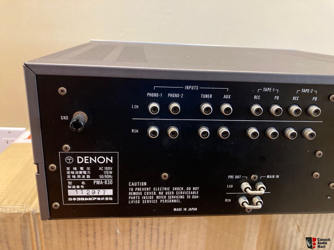 Denon PMA-830 Class A / B amplifier in excellent condition For