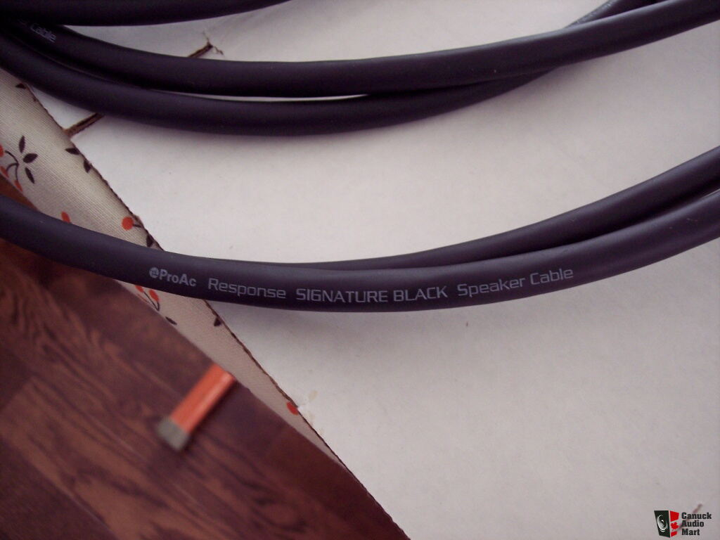 Proac Response Signature Black Cable altavoz de alta fidelidad en Zaragoza,  Aragón