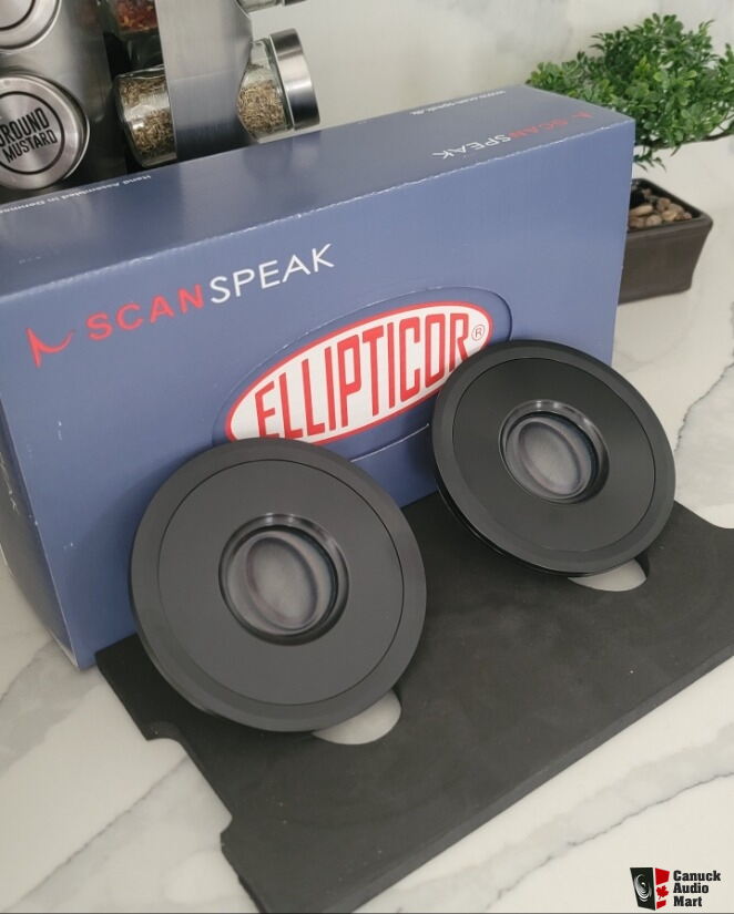 Scan-Speak Ellipticor Tweeters D3404 For Sale - Canuck Audio Mart