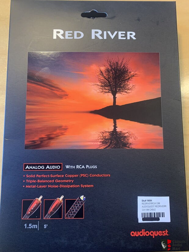 Audioquest Red River RCA 1.5m Interconnects Photo #4639994 - US Audio Mart