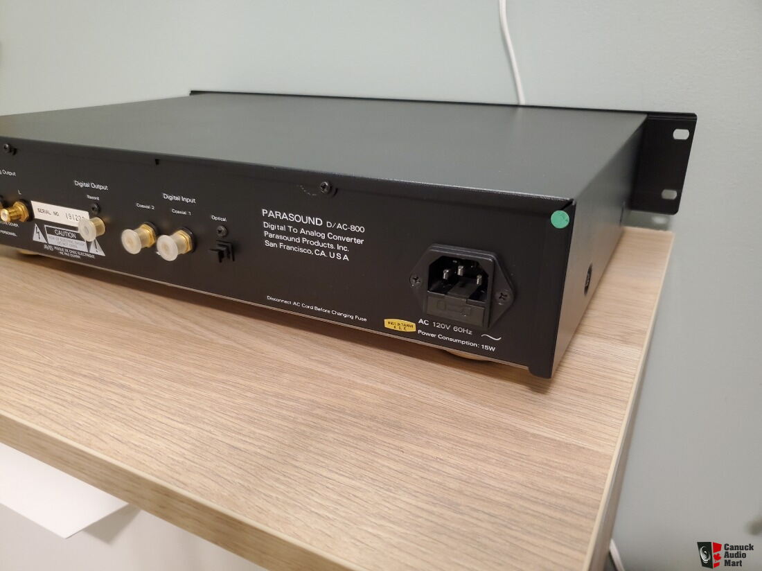 Parasound DAC-800 Photo #4653327 - Aussie Audio Mart