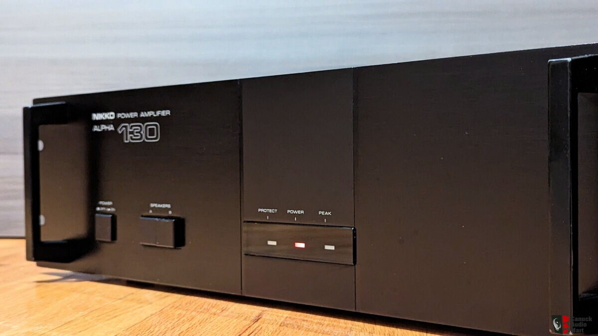 Nikko Alpha-130 Power Amplifier/Re-Capped/ Fully Serviced & Tested