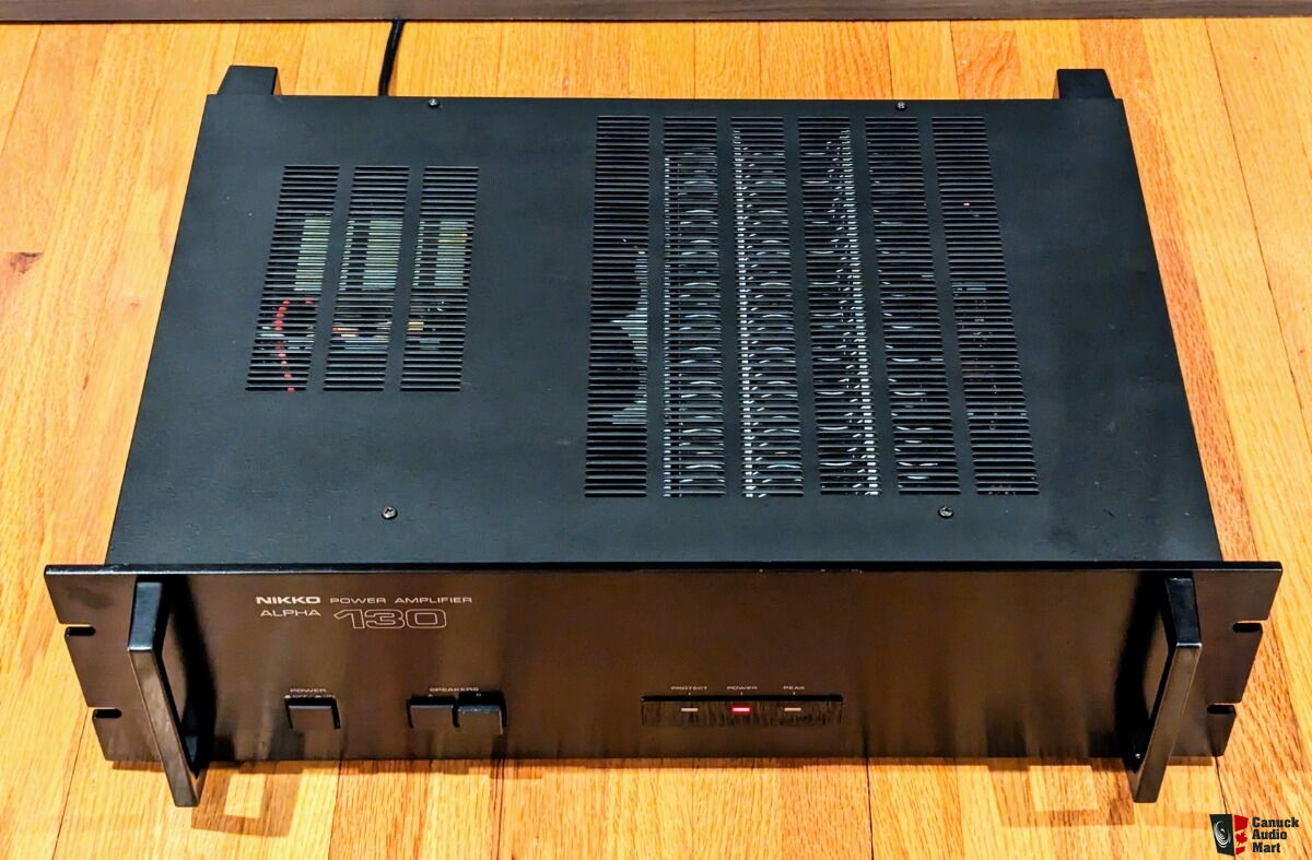 Nikko Alpha-130 Power Amplifier/Re-Capped/ Fully Serviced & Tested