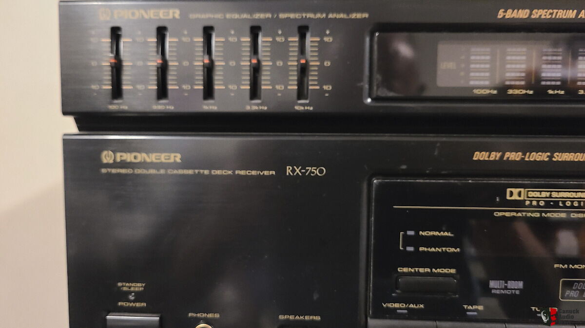 Pioneer RX750 Stereo Receiver with Double Cassette Deck Photo 4677436