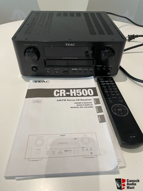 TEAC CR-H500 mini receiver with CD player, phono input Photo