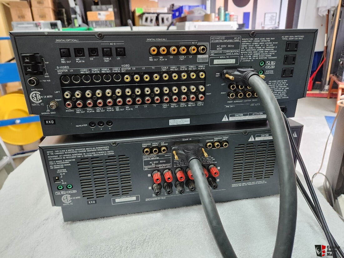 Kenwood KC-Z1 AV Control Preamplifier + Kenwood KM-Z1 6 Channel