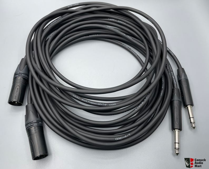 1 M Neutrik Balanced 1/4" 6,35 Mm TRS Buchse Auf Stecker XLR Lead Van