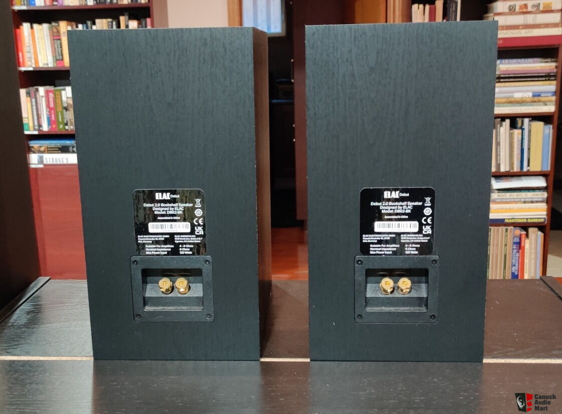 Db Speaker ELAC Debut 2.0 B6.2 Bookshelf Speakers (DB62-BK