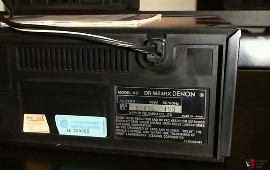 Denon - DR-M24HX - HX PRO Lecteur-enregistreur de cassettes