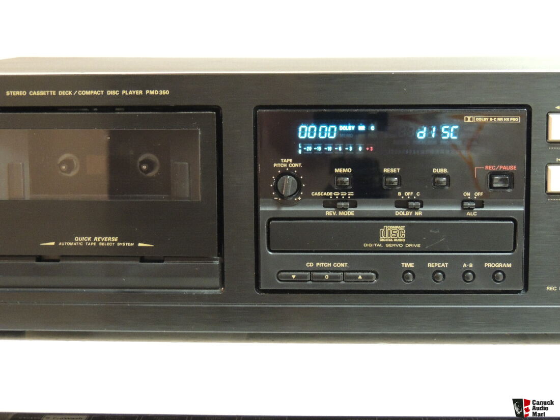 Marantz PMD350 Professional CD Player/Cassette Recorder,Dolby B,C