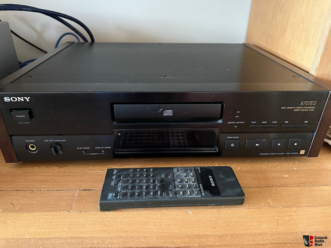 Sony X707ES Cd Player Photo 4730054 Canuck Audio Mart
