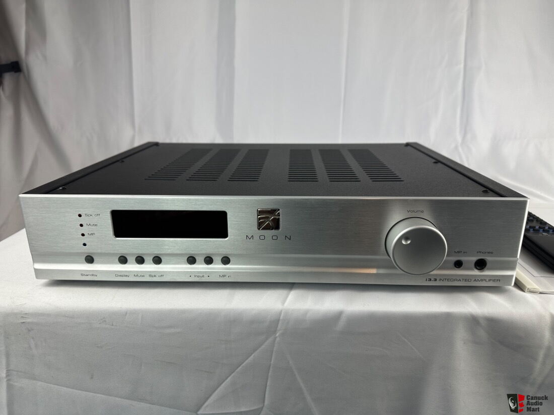 SimAudio Moon i3.3 Integrated Amplifier w/ DAC, Phono & XLR For Sale ...