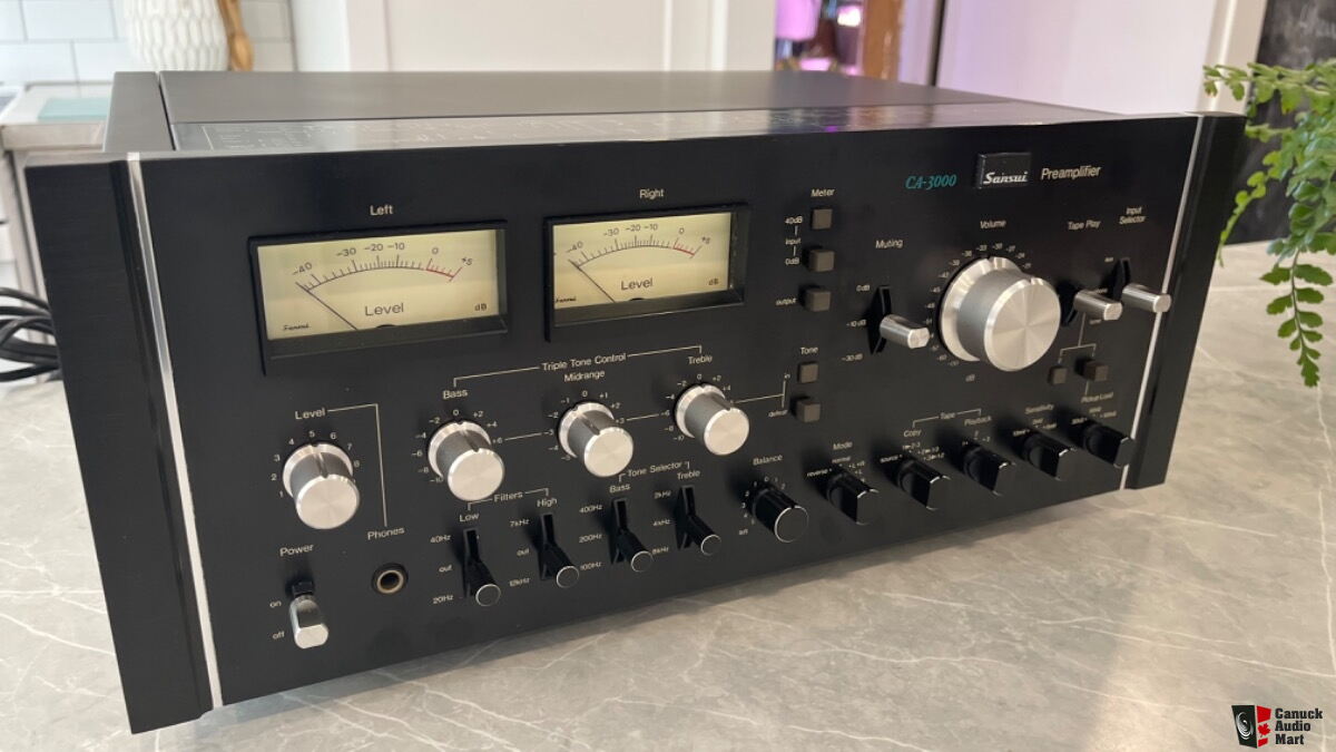 Sansui CA-3000 Preamp perfect working,warranty,very nice,,can ship