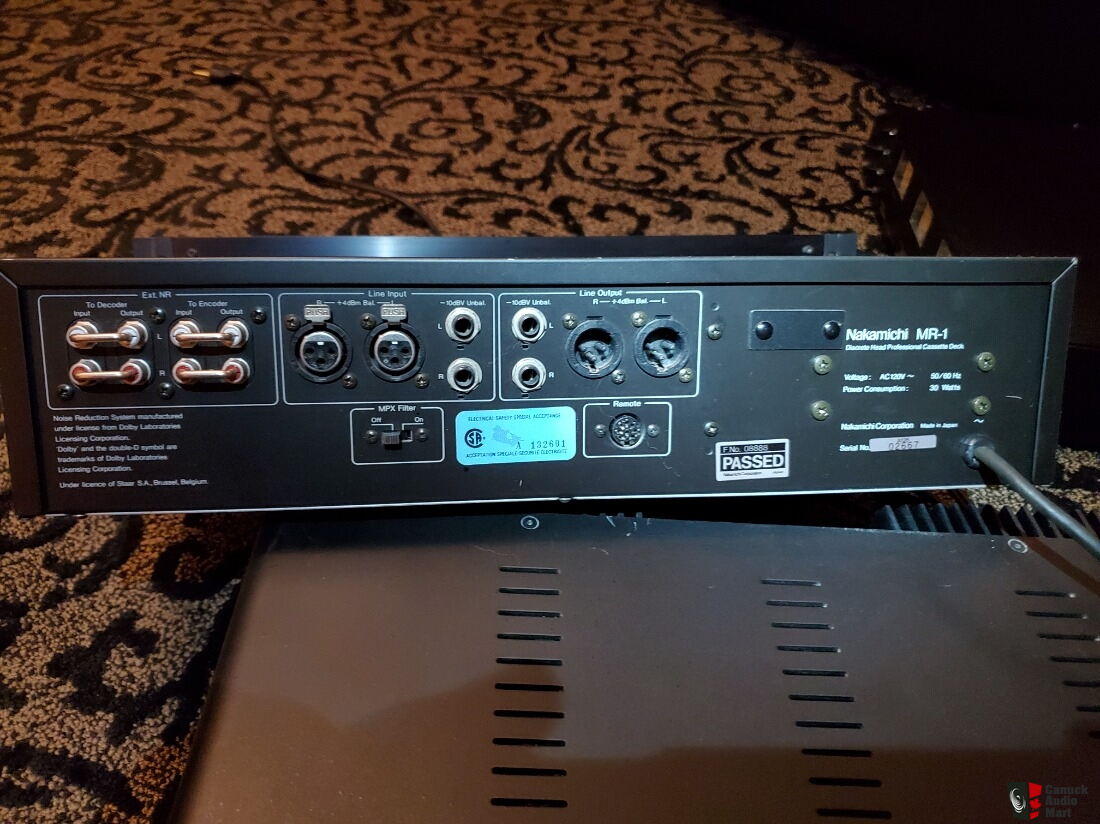 Nakamichi MR-1 Professional 3 head cassette deck For Sale - Canuck ...