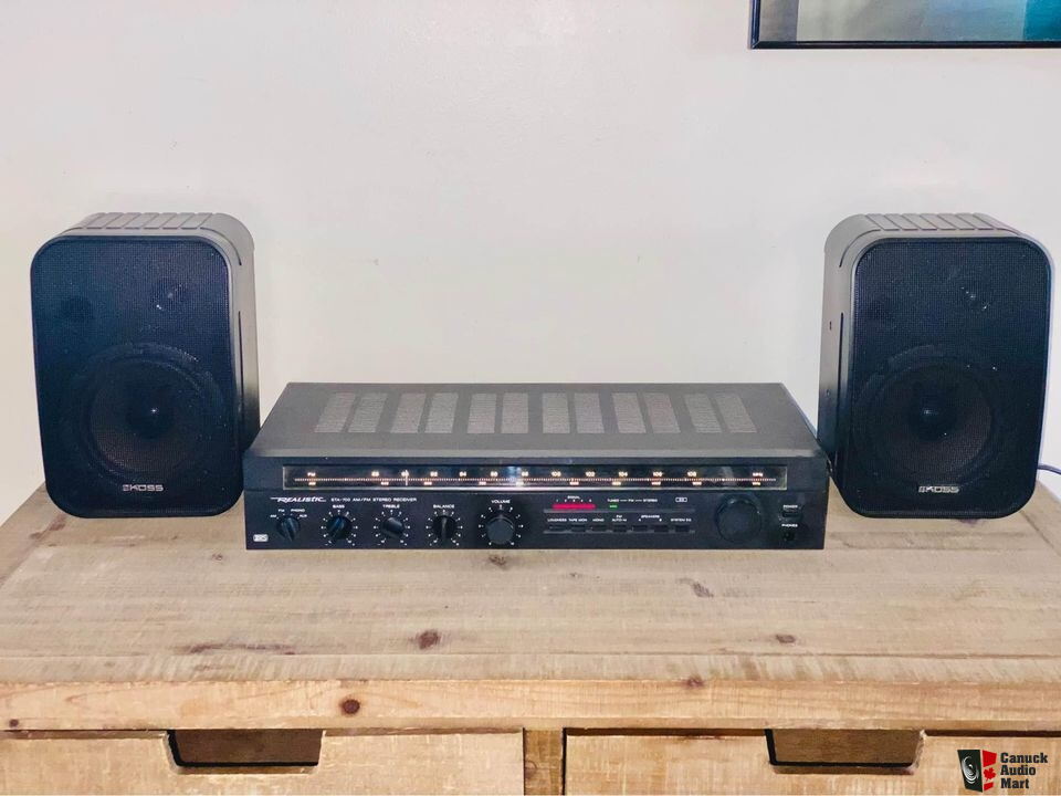 Realistic STA-700 and Koss M75 speakers For Sale - Canuck Audio Mart